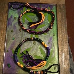 Set of 2 festival hairwraps halloween